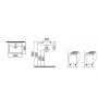 Idevit Halley 3201-0455-12 Раковина 60 см.