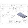 Раковина Miraggio Viola 1000 mirasoft