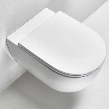 Simas Trevi TR18/F85 /TR004 Унітаз підвісний + кришка, білий матовий