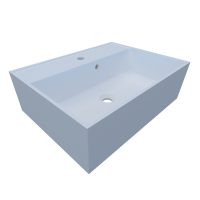 Умывальник Fancy Marble Crass 600 мм. белый
