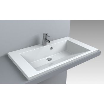 Умывальник Fancy Marble Peggy 850 мм. белый