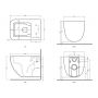 Унитаз подвесной Cielo Shui Comfort SHCOVSKCPVSHCOTFAN Arenaria с крышкой soft close