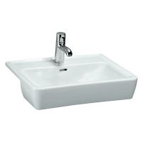 Умивальник накладний Laufen Pro 56x44 см напіввбудований, білий (H8129610001041)