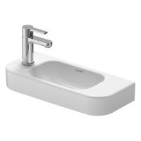 Умывальник подвесной Duravit Happy D.2 без отверстия для смесителя, 50 х 22 см, белый (0711500000)