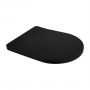Унитаз подвесной Qtap Scorpio Ultra Quiet с сиденьем с сиденьем Soft-Close MATT BLACK QT14332380AMB