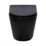 Унитаз подвесной Qtap Scorpio Ultra Quiet с сиденьем с сиденьем Soft-Close MATT BLACK QT14332380AMB
