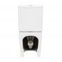 Унитаз-компакт Qtap Scorpio безободковый с сиденьем Soft-close QT14226002W