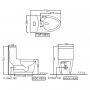 Jaquar Vignette Prime VGS-WHT-81853P180UF Унитаз компакт