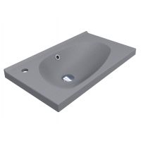 Раковина Miraggio Titania Mirastone Gray 695x396