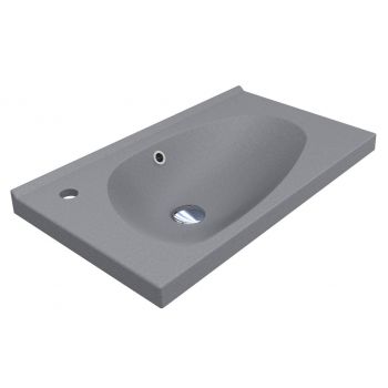 Раковина Miraggio Titania Mirastone Gray 695x396