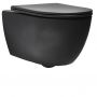 Simas Trevi TR18/F85 /TR004 Унитаз подвесной + крышка, черный матовый