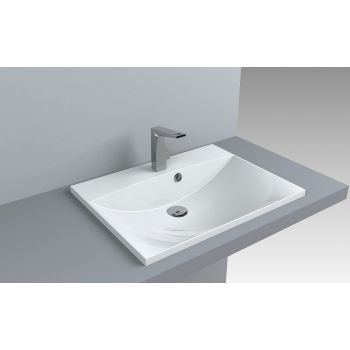 Умывальник Fancy Marble Amelia 600 мм. белый