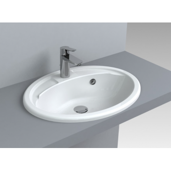 Умывальник Fancy Marble Bianca Bowl 550 мм. белый