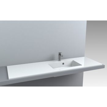 Умывальник Fancy Marble Lauretta 1500 мм. белый