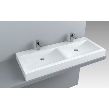 Умывальник Fancy Marble Lily 1200 мм. белый