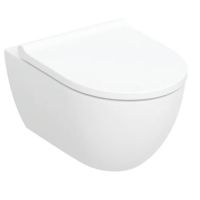 Унитаз подвесной Geberit Acanto 502.774.00.1 TurboFlush, с крышкой Duroplast, Softclose, Quickfix