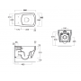 Унитаз подвесной Simas Baden Baden BB18/F87(85)/BB004 с крышкой soft-close