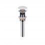 Комплект Qtap Nando LT: Раковина подвесная прямоугольная 600х440х130 мм White + Донный клапан PU02O