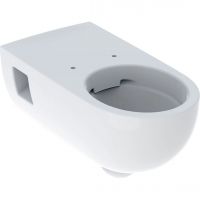 Унитаз подвесной Geberit Selnova Comfort Premium воронковидный, удлиненный вылет, полузакрытая форма, белый (500.693.01.2)