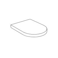 Кришка для унітазу Quarter Bath SCD Duroplast Soft Close, білий (30SCD.01.02.03.02.02)