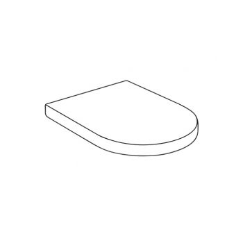 Кришка для унітазу Quarter Bath SCD Duroplast Soft Close, білий (30SCD.01.02.03.02.02)