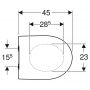Geberit Icon 500.835.01.1 Сидіння з кришкою