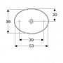 Geberit Variform 500.771.01.2 Раковина 55 см.