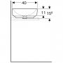 Geberit Variform 500.771.01.2 Раковина 55 см.
