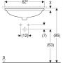 Раковина Geberit Variform 500.757.01.2 (55х40 см.)