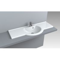 Умывальник Fancy Marble Anna 1200 мм. белый