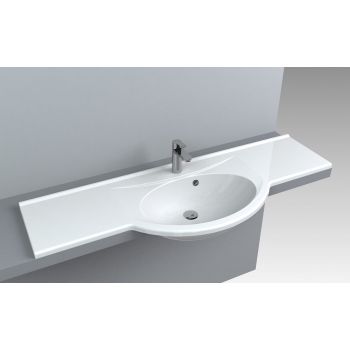 Умывальник Fancy Marble Katja 1400 мм. белый