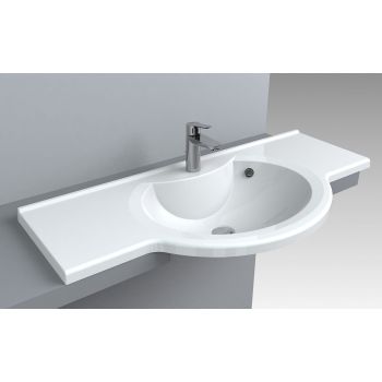 Умывальник Fancy Marble Lena 1050 мм. белый