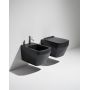 Унітаз підвісний Simas Baden Baden BB18/F87(85)/BB004NM з кришкою soft-close Nero matt
