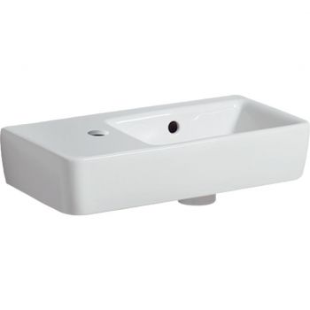 Умывальник Geberit Selnova Compact с сокращенным вылетом: B=50см, H=15см (АНАЛОГ 501.506.00.7)