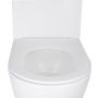 Унитаз подвесной Qtap Swan безободковый Ultra Quiet с сиденьем Soft-close QT16335179W