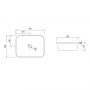 Раковина Qtap Scorpio 500х380х145 White QT1411K490WN