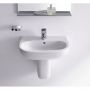 Полупьедестал для умывальника Duravit D-Code, белый (08571800002)