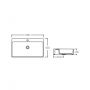 Раковина Qtap Nando LT 600х420х130 White QT12116146W