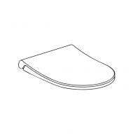 Кришка для унітазу Quarter Bath SCD Slim Duroplast Soft Close, білий (30SCD.03.02.03.02.02WG)