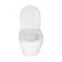 Унитаз подвесной Qtap Swan безободковый Ultra Quiet с сиденьем Soft-close QT16335179W