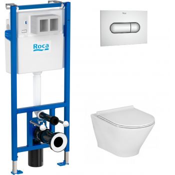 Инсталляция + унитаз Roca Duplo Nova A89P420020+A34H0NL000