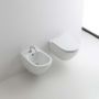 Kerasan Aquatech 3714 01+3791 01 Унітаз підвісний з кришкою 3791 01, безобідковий