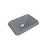 Раковина Miraggio Albena Mirastone Gray 440x310