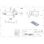 Раковина Miraggio New York R Mirasoft 1200x500
