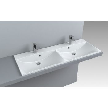 Умывальник Fancy Marble Amelia 1200 мм. белый
