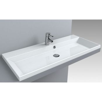 Умывальник Fancy Marble Laurine 1000 мм. белый