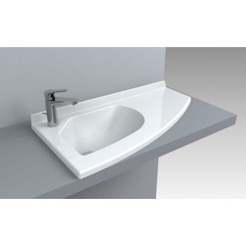 Умывальник Fancy Marble Patricia 800 мм. белый