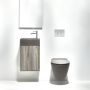 Унитаз подвесной Simas Gambassi GA18/F85 /GA004 + крышка, Moka