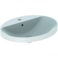 Умывальник накладной Geberit VariForm овальный 60х48, белый (500.725.01.2)