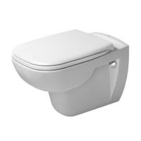 Унітаз підвісний з кришкою Duravit D-Code Rimless 565x400х450 мм, білий (45700900A1)